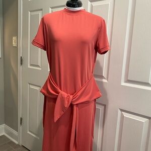 NWOT Guess Coral Tie-Front Women's Top